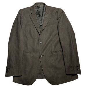 Theory Strata Wellar HC Men’s Blazer 44L Wool Blend Brown Sport Coat